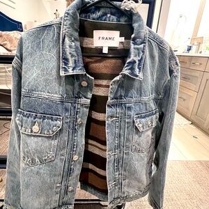 Men Frame Jean Jacket